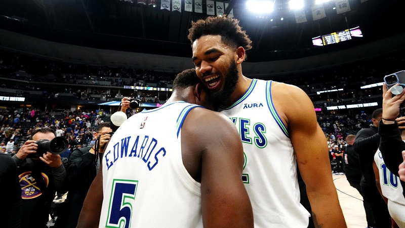 Karl-Anthony Towns hatte das Glück, in dieser Zeit Anthony Edwards kennenzulernen